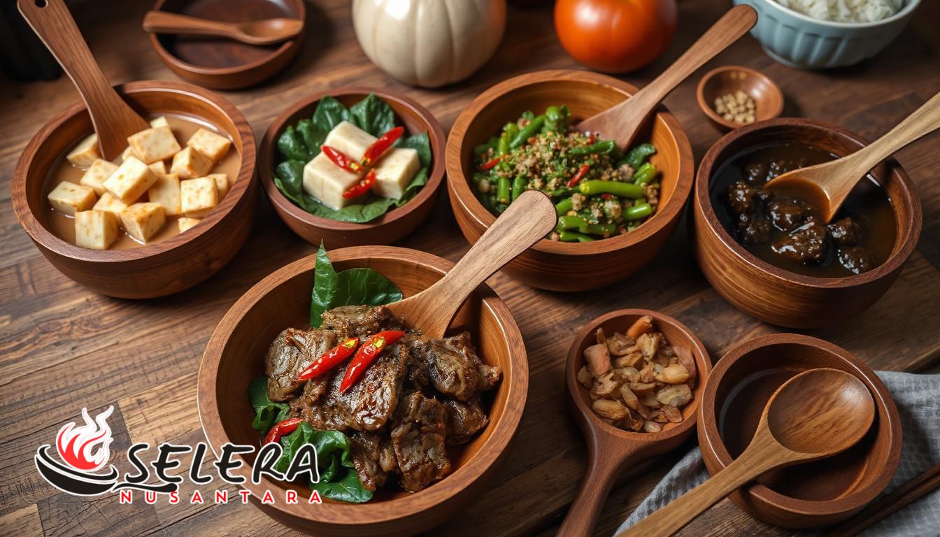 Rumah Makan Selera Nusantara menyajikan hidangan lezat dari berbagai daerah.