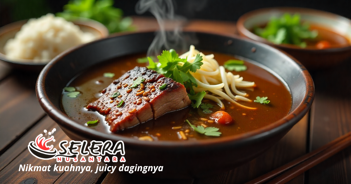 Ciri Khas Sop Konro yang Bikin Ketagihan Bahan dan resep pembuatan sop konro khas Makassar yang kaya rempah