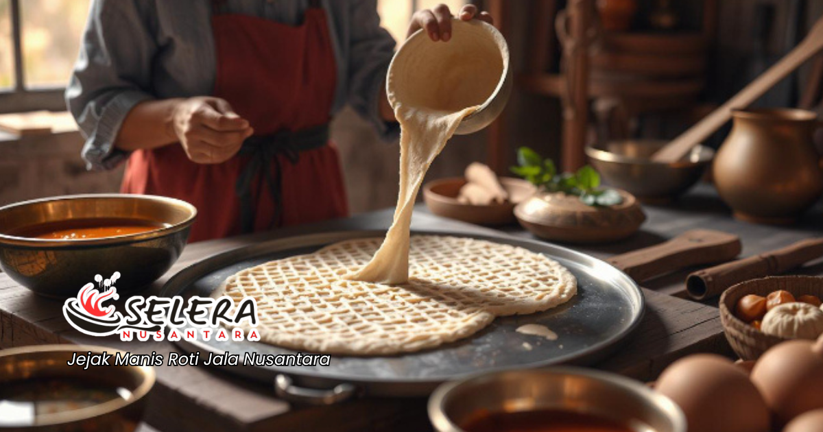 Sejarah roti jala Kuliner Tradisional Nusantara Gambar sejarah roti jala kuliner tradisional Nusantara