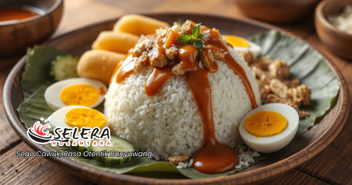 Sego Cawuk Banyuwangi Kuliner Unik dan Khas Sego cawuk Banyuwangi dengan kuah gurih dan lauk tradisional