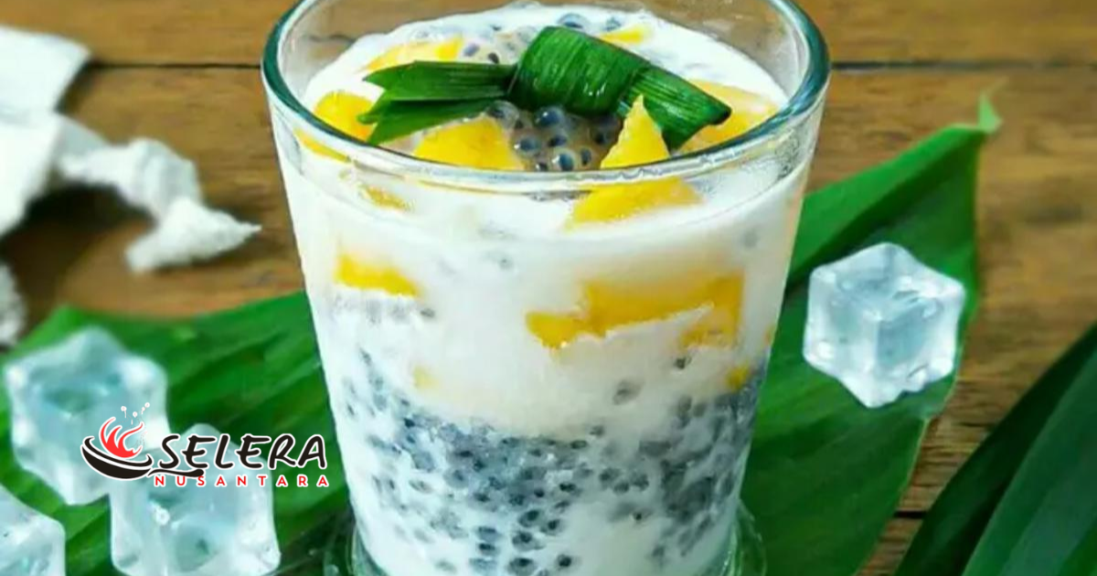Minuman Laksamana Mengamuk Segar Tradisional Sajian minuman laksamana mengamuk dingin dengan es batu