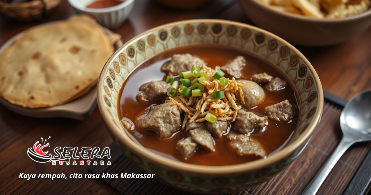 Menu Coto Daeng Sirua Khas Makassar Lezat Menu coto daeng sirua dengan kuah kental khas Makassar