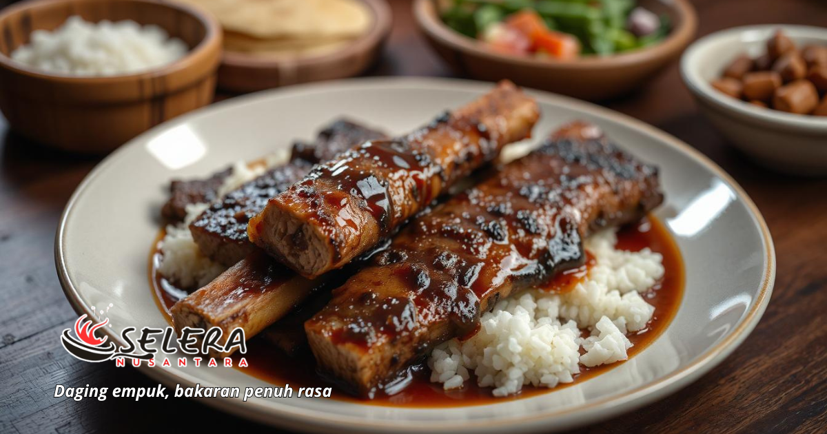 Konro Bakar Bawakaraeng Khas Sulawesi Konro bakar bawakaraeng dengan iga sapi empuk dan bumbu